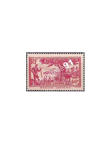 Cote d'Ivoire, n° 154, Timbres colonies françaises