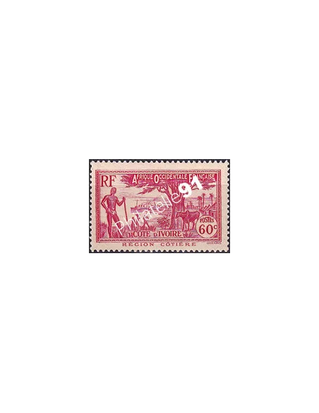 Cote d'Ivoire, n° 154 charnière, Timbres colonies françaises