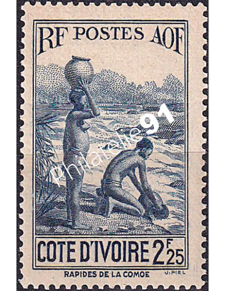Cote d'Ivoire, n° 160, Timbres colonies françaises