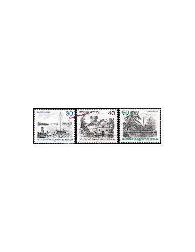 Timbres neufs de BERLIN - n°  492 à 494