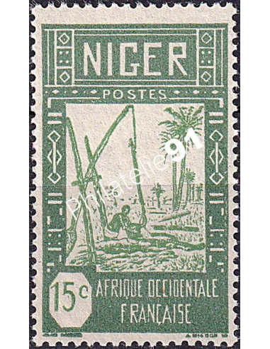NIGER, n° 34, Timbres des Colonies françaises