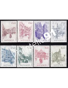 MONACO - n° 1404 à 1411 - Monaco d'autrefois (I)