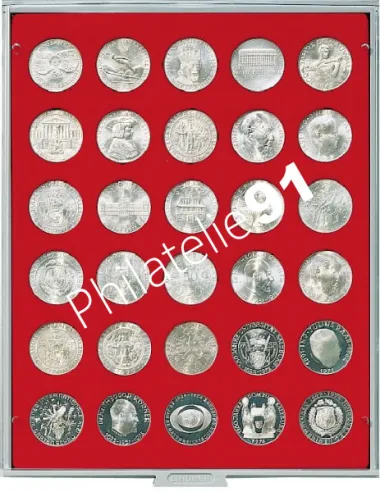 LINDNER - Box monnaies pour monnaies sous capsules, numimatique