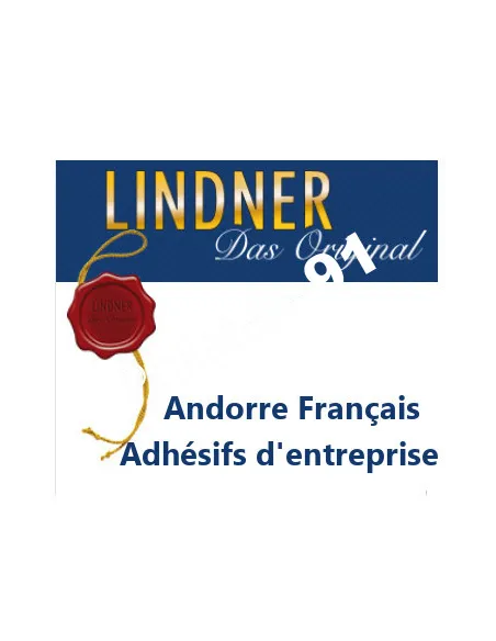 Lindner, FRANCE adhésifs 2016, matériel philatélique