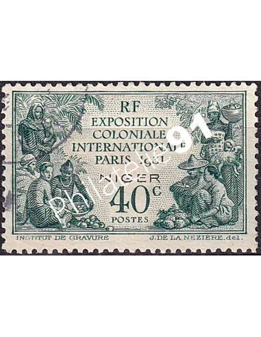NIGER, n° 53 oblitéré, Timbres des Colonies françaises
