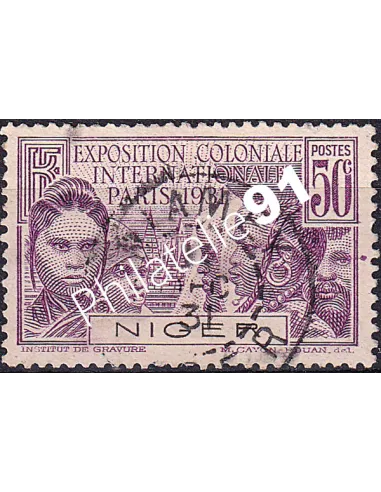NIGER, n° 54 oblitéré, Timbres des Colonies françaises