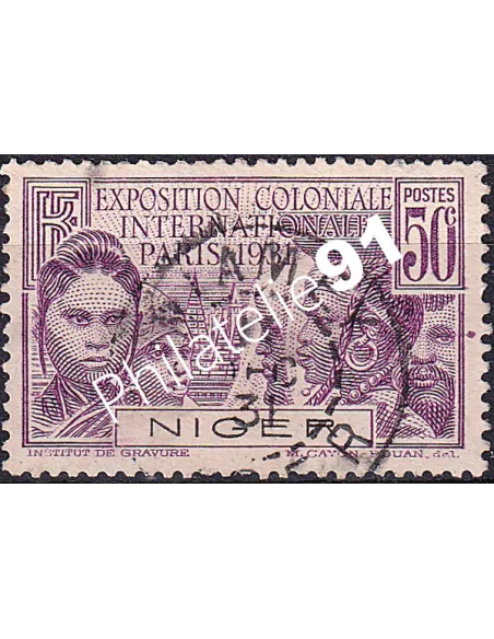 NIGER, n° 54 oblitéré, Timbres des Colonies françaises
