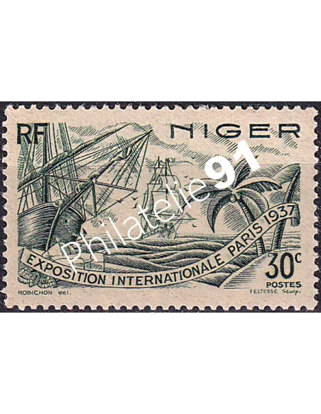 NIGER, n° 58 charnière, Timbres des Colonies françaises