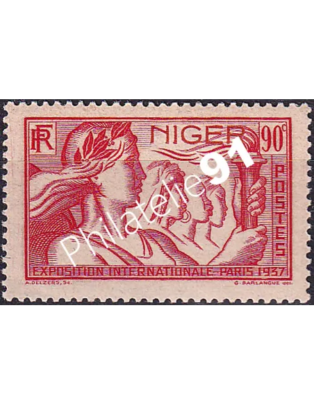 NIGER, n° 61, Timbres des Colonies françaises