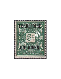 NIGER, Timbre-taxe n° 1 charnière, Timbres des Colonies françaises