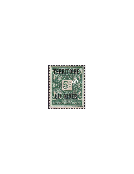 NIGER, Timbre-taxe n° 1 charnière, Timbres des Colonies françaises