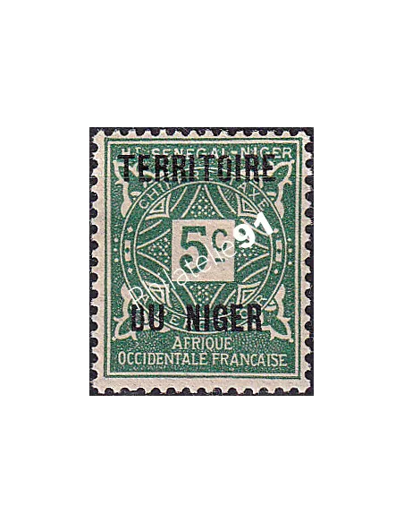 NIGER, Timbre-taxe n° 1 charnière, Timbres des Colonies françaises