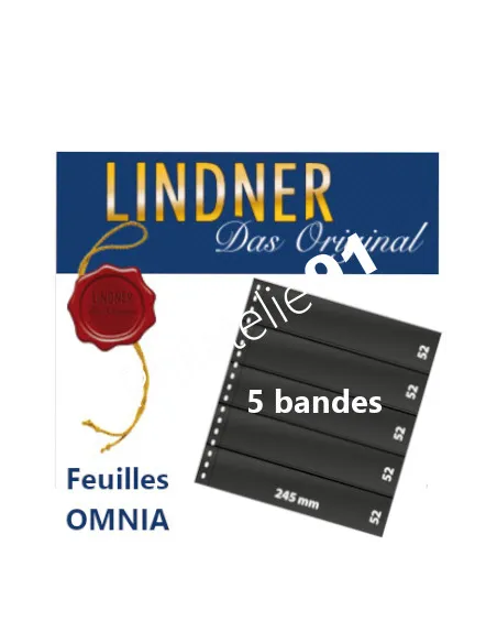 LINDNER - Feuilles classement OMNIA, Matériel philatélique