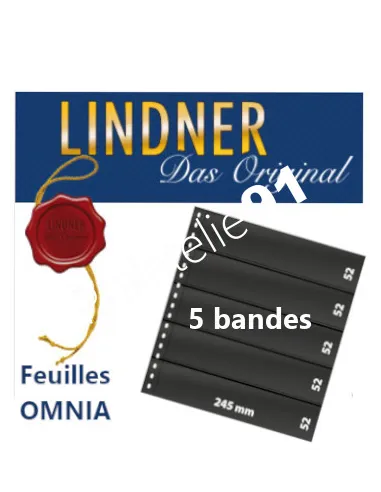 LINDNER - Feuilles classement OMNIA, Matériel philatélique