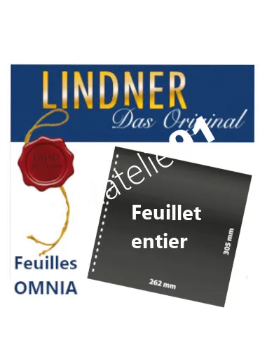 LINDNER - Feuilles classement OMNIA, Matériel philatélique