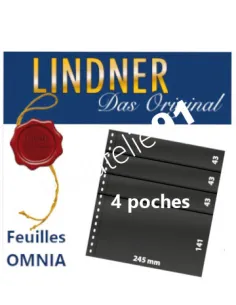 LINDNER - Feuilles classement OMNIA, Matériel philatélique
