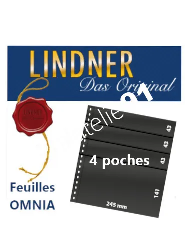 LINDNER - Feuilles classement OMNIA, Matériel philatélique