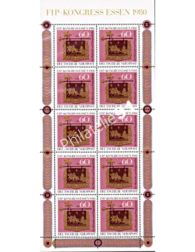 ALLEMAGNE - RFA - Feuille n°  911 - Enseigne - Relais de poste