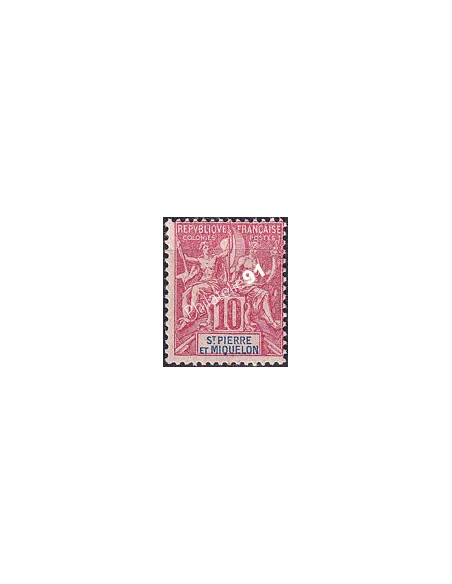 St-Pierre et Miquelon, n° 73 charnière, Timbres Colonies