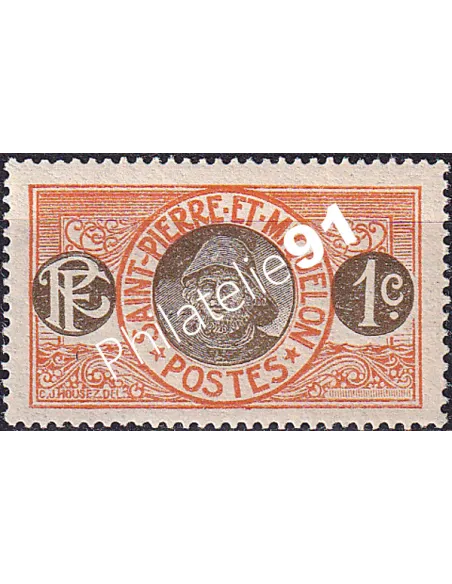 St-Pierre et Miquelon, n° 78 charnière, Timbres Colonies
