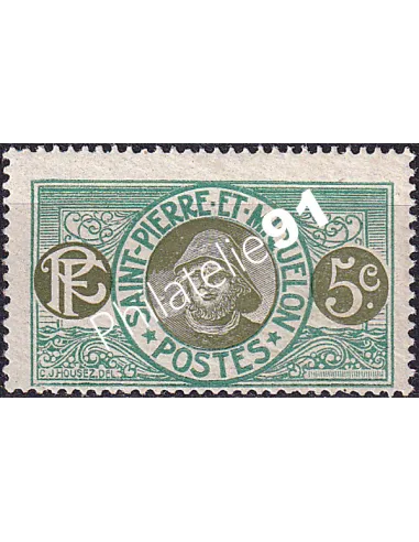 St-Pierre et Miquelon, n° 81, Timbres Colonies