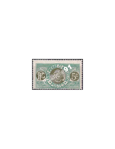St-Pierre et Miquelon, n° 81 charnière, Timbres Colonies