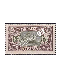 St-Pierre et Miquelon, n° 93 charnière, Timbres Colonies