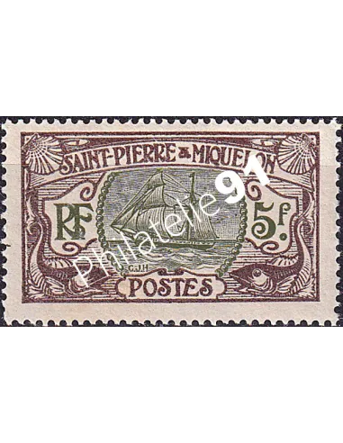 St-Pierre et Miquelon, n° 93 charnière, Timbres Colonies