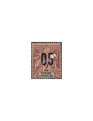 St-Pierre et Miquelon, n° 94 charnière, Timbres Colonies