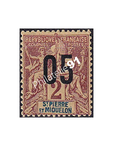 St-Pierre et Miquelon, n° 94 charnière, Timbres Colonies