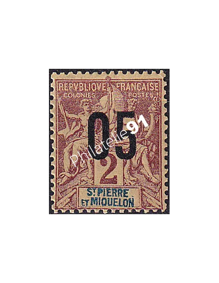 St-Pierre et Miquelon, n° 94 charnière, Timbres Colonies
