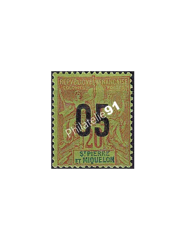 St-Pierre et Miquelon, n° 97 charnière, Timbres Colonies
