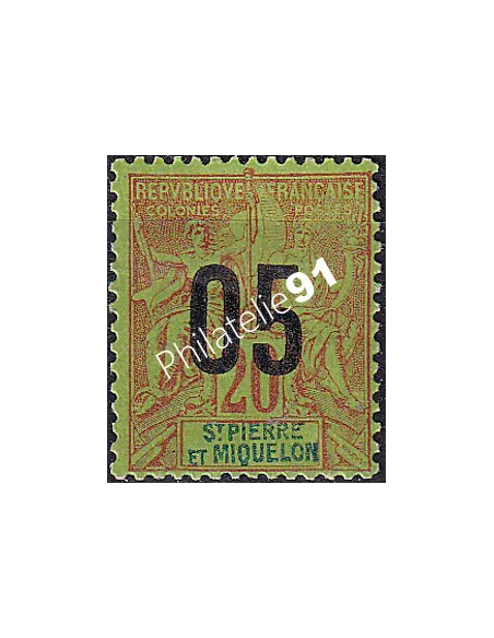 St-Pierre et Miquelon, n° 97 charnière, Timbres Colonies