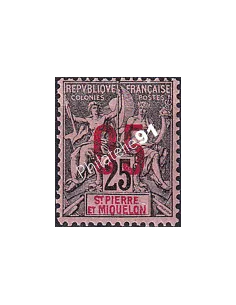 St-Pierre et Miquelon, n° 98 charnière, Timbres Colonies