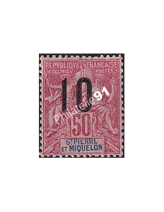 St-Pierre et Miquelon, n° 102, Timbres Colonies