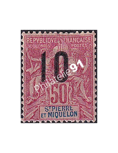 St-Pierre et Miquelon, n° 102, Timbres Colonies