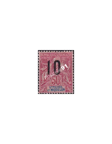 St-Pierre et Miquelon, n° 102 charnière, Timbres Colonies