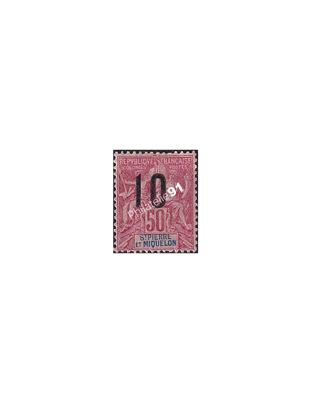 St-Pierre et Miquelon, n° 102 charnière, Timbres Colonies