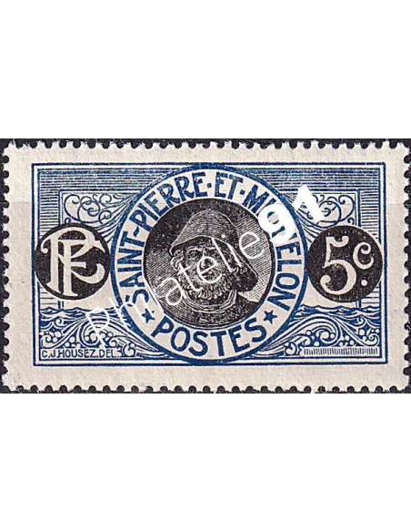 St-Pierre et Miquelon, n° 107 charnière, Timbres Colonies