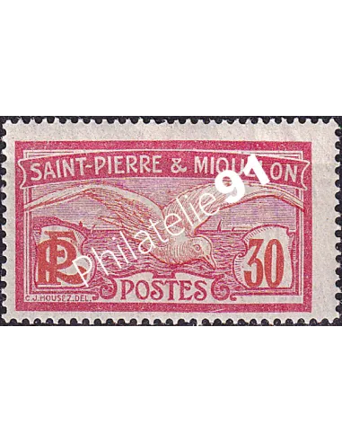 St-Pierre et Miquelon, n° 111 charnière, Timbres Colonies