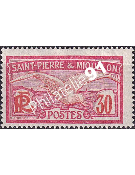 St-Pierre et Miquelon, n° 111 charnière, Timbres Colonies