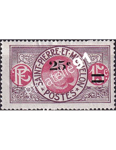 St-Pierre et Miquelon, n° 118 charnière, Timbres Colonies
