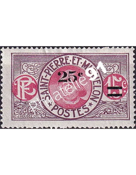 St-Pierre et Miquelon, n° 118 charnière, Timbres Colonies