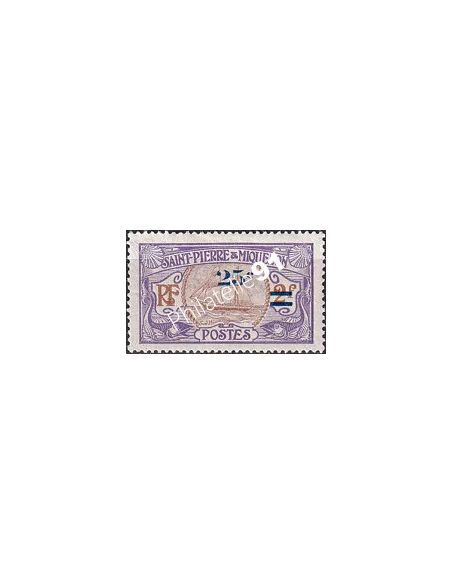 St-Pierre et Miquelon, n° 119 charnière, Timbres Colonies