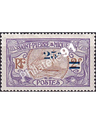 St-Pierre et Miquelon, n° 119 charnière, Timbres Colonies
