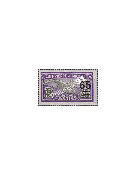 St-Pierre et Miquelon, n° 121 charnière, Timbres Colonies