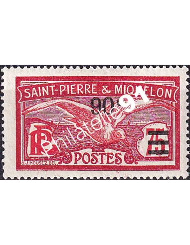 St-Pierre et Miquelon, n° 123 charnière, Timbres Colonies