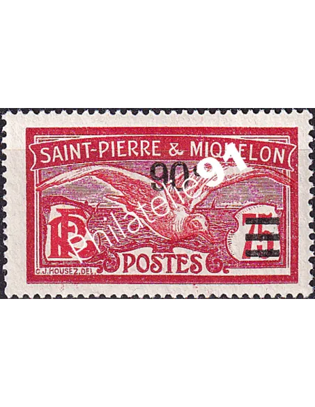 St-Pierre et Miquelon, n° 123 charnière, Timbres Colonies