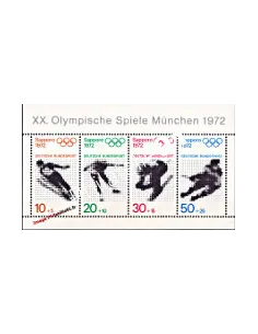 ALLEMAGNE - RFA - BF n°  5 - Jeux olypiques d'hiver - Sapporo