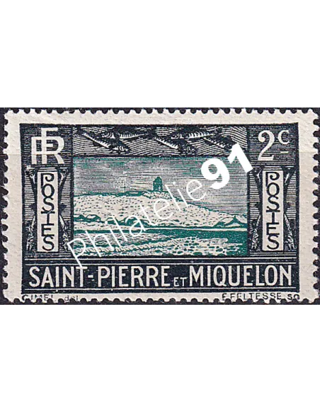 St-Pierre et Miquelon, n° 137 charnière, Timbres Colonies